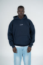 DAR-ALHAJAR NAVY HOODIE
