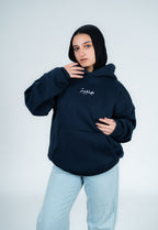 DAR-ALHAJAR NAVY HOODIE