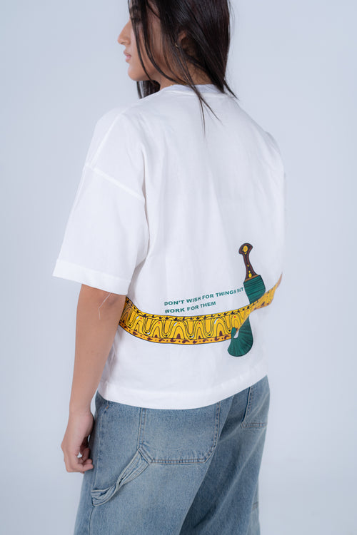 JAMBIYA - WHITE TEE