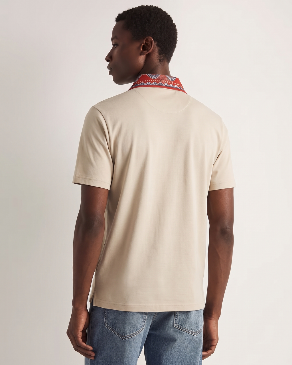 STARAH  BEIGE POLO SHIRT